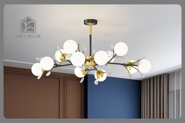 Decor nhà chung cư nhỏ với đèn trang trí