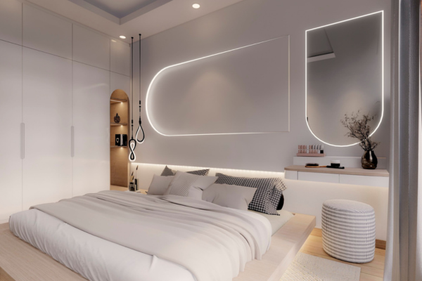 Trang trí phòng ngủ đơn giản rẻ tiền phong cách Bắc Âu